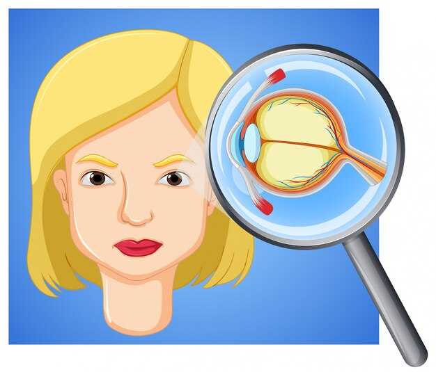 Процесс изменения формы хрусталика